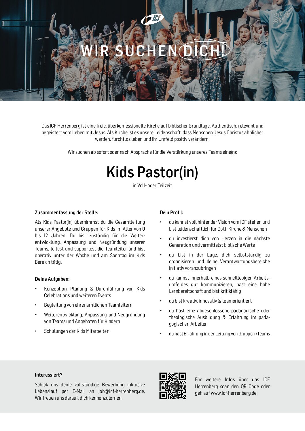 ICF Herrenberg_Kids Pastor