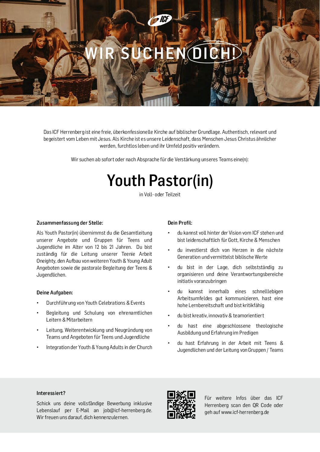 ICF Herrenberg_Youth Pastor